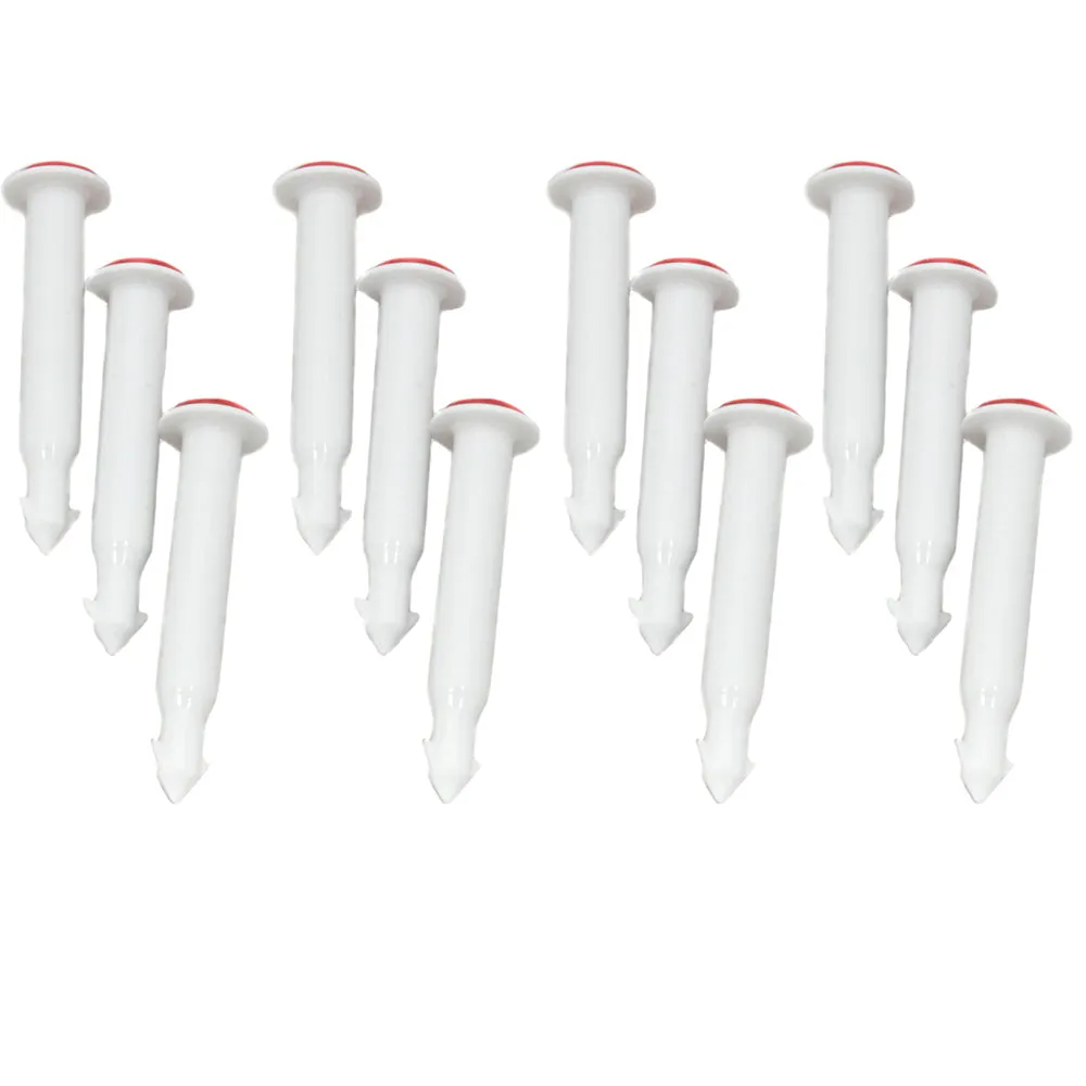 12 X Disposable Pop Up Timer Thermometer Poultry Meat Fish Chicken Turkey Temp