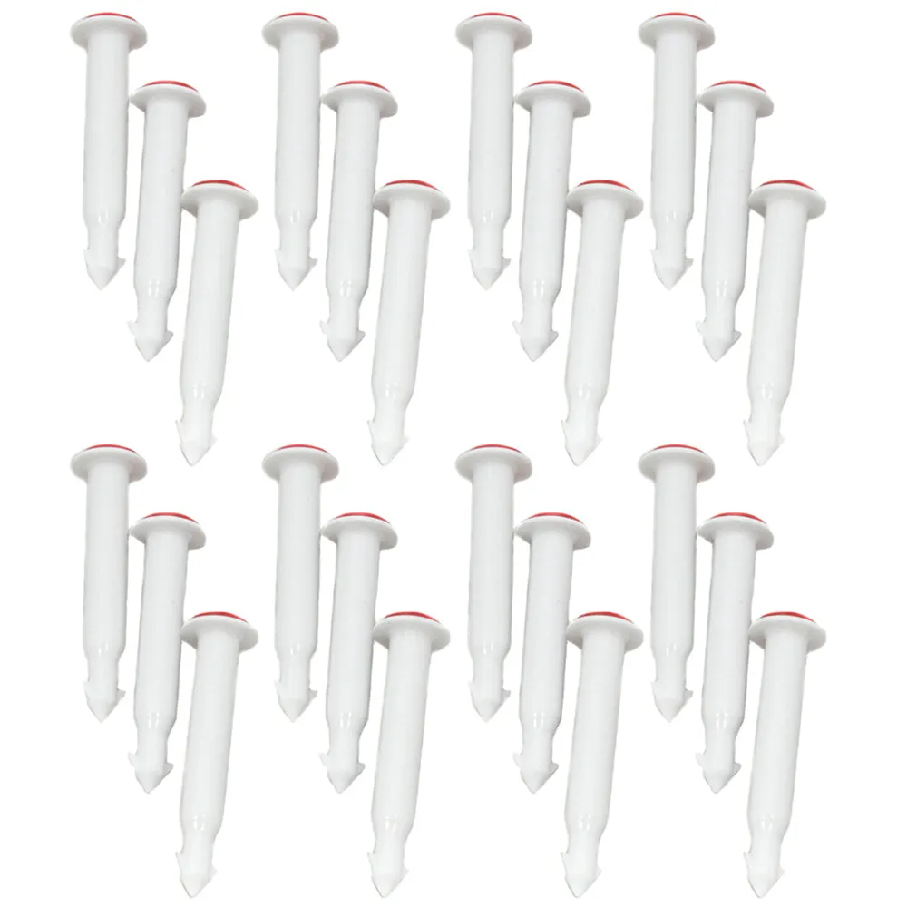 24 X Disposable Pop Up Timer Thermometer Poultry Meat Fish Chicken Turkey Temp
