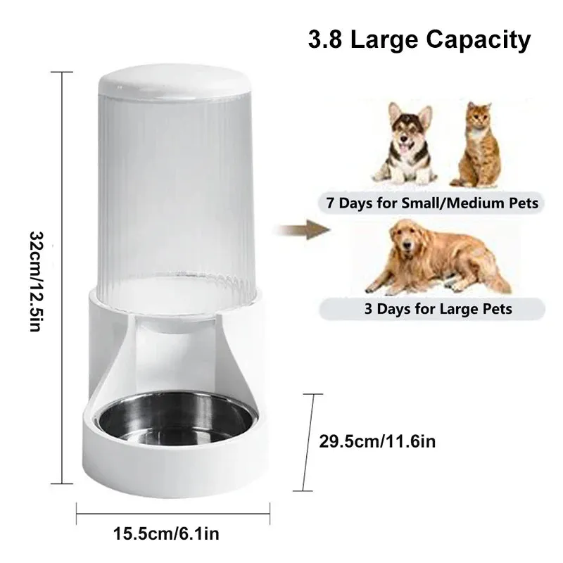 3.8l Automatic Pet Feeder with Visible Dispenser