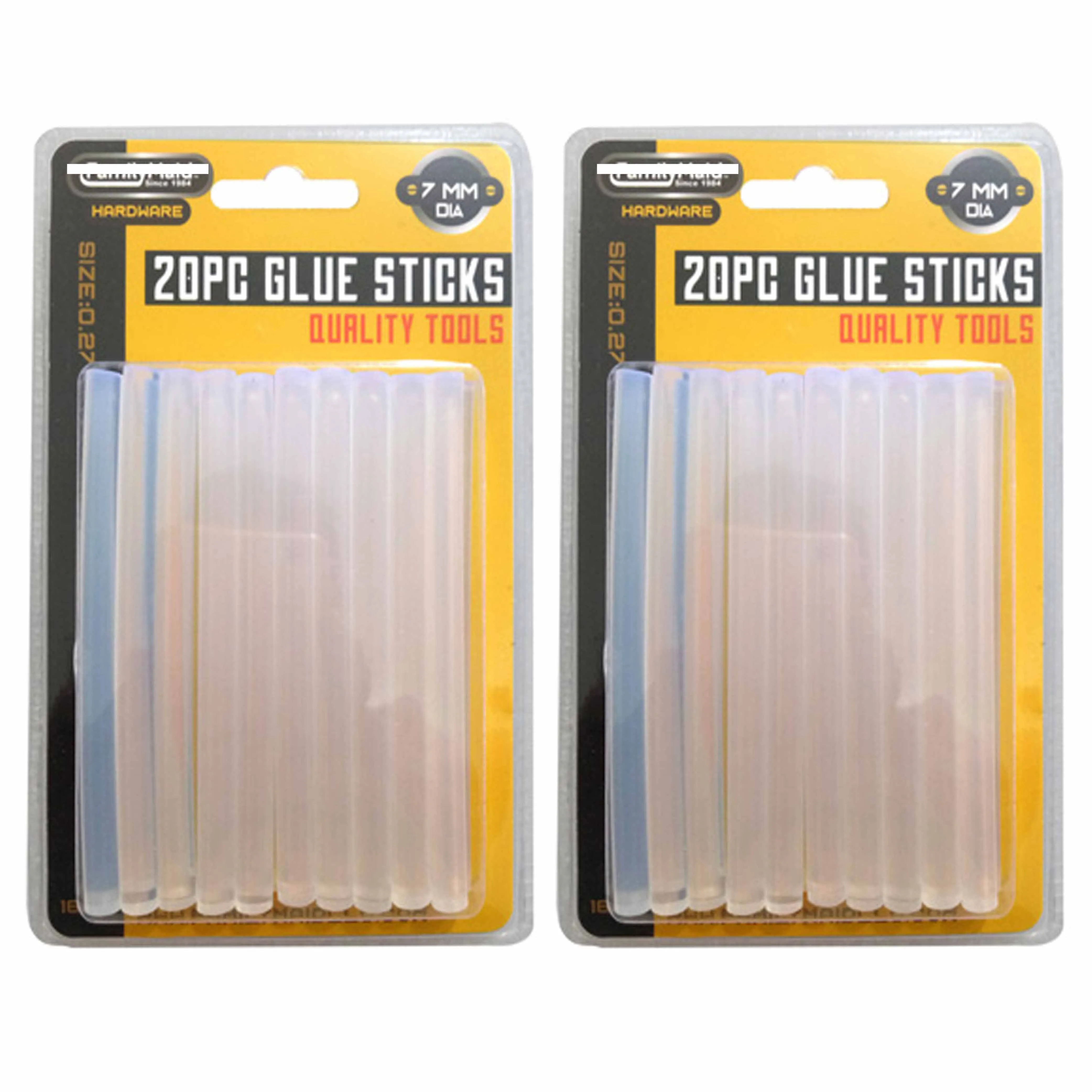 40 Pc Glue Sticks Hot Melt 7mm X 10cm Heat Gun Strong Adhesive Bond Craft Repair