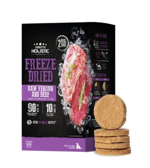 Absolute Holistic Freeze Dried Patties Dog Food (Venison & Beef)