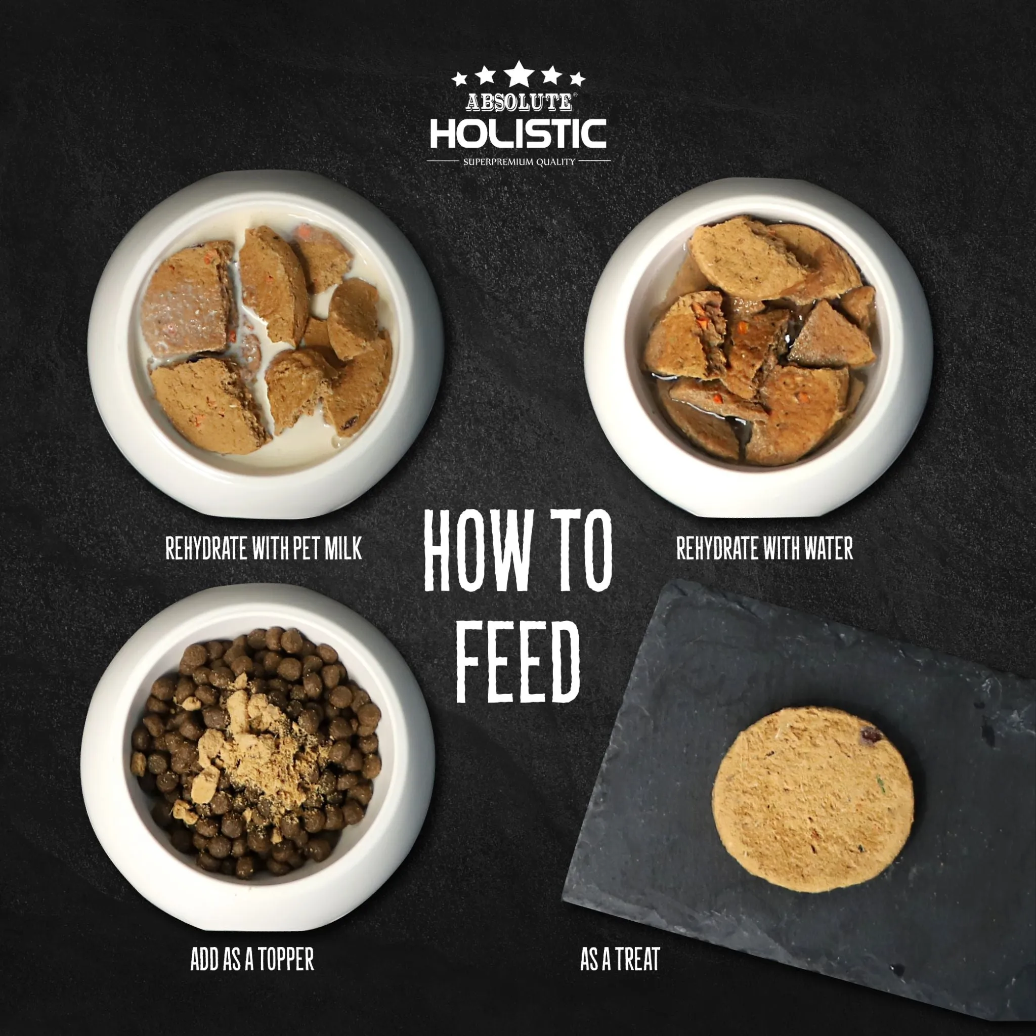 Absolute Holistic Freeze Dried Raw Patties for Dogs -  Lamb & Tuna (12.7oz)