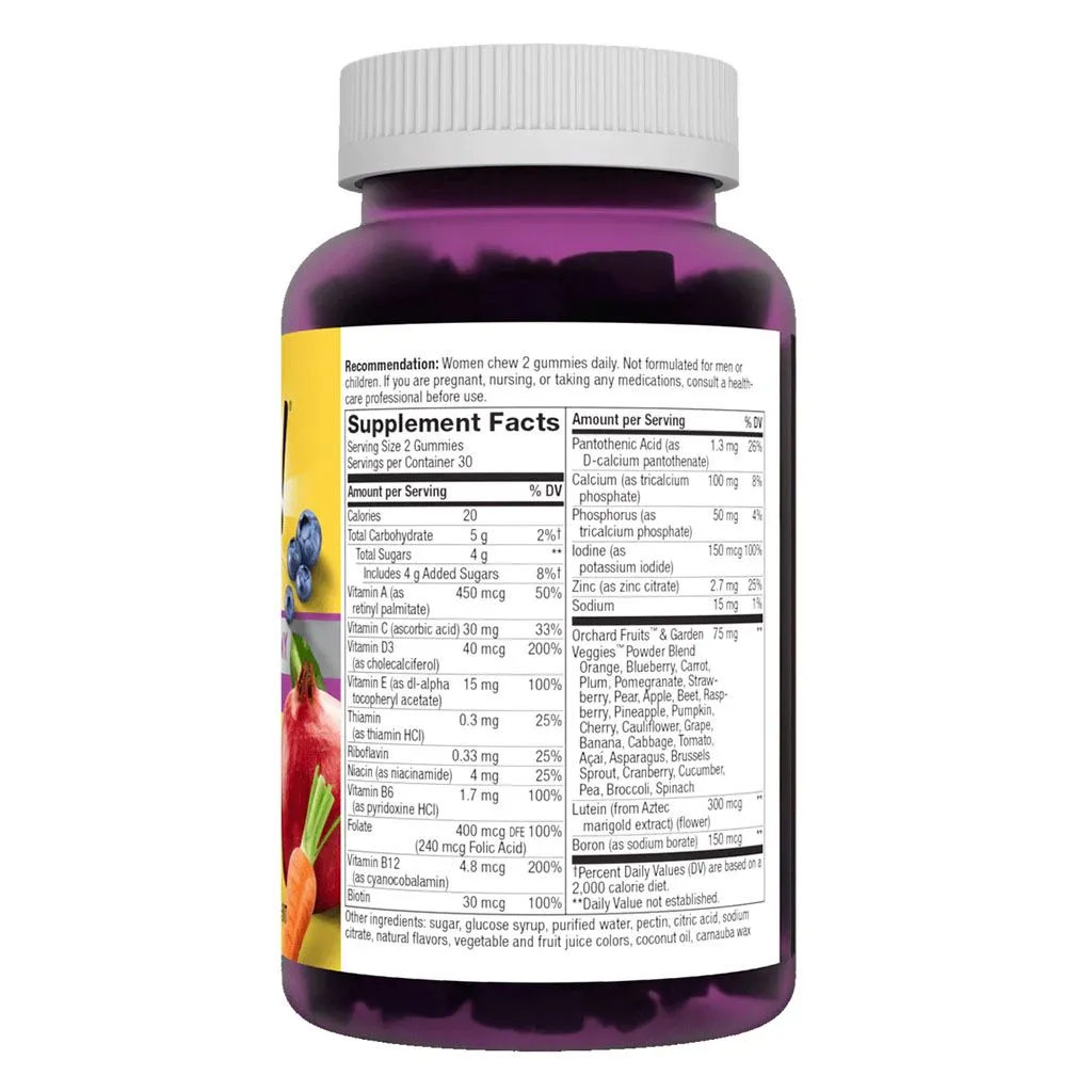 Alive Womens 50  Multivitamin Gummies 60's