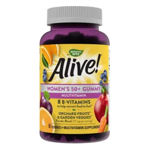 Alive Womens 50  Multivitamin Gummies 60's