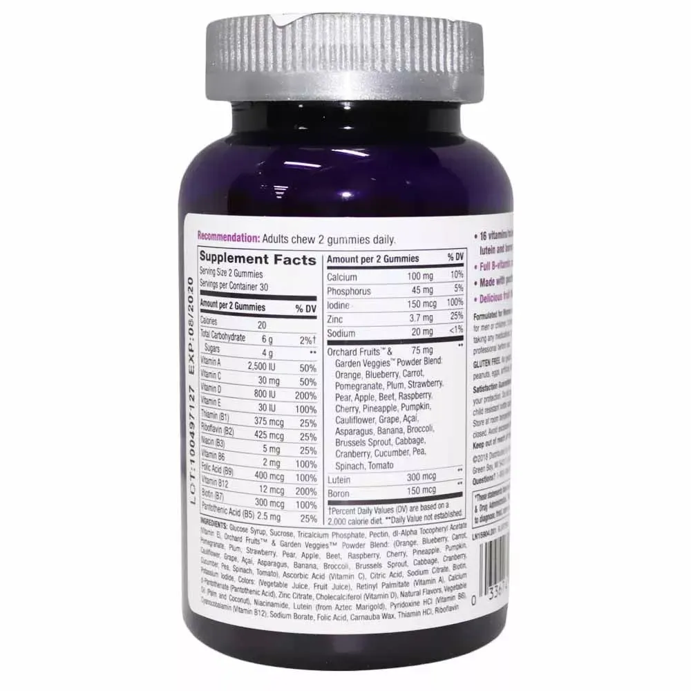 Alive Womens 50  Multivitamin Gummies 60's