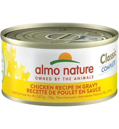 Almo Nature Grain-Free Chicken In Gravy 2.47-oz, Wet Cat Food, Case Of 12
