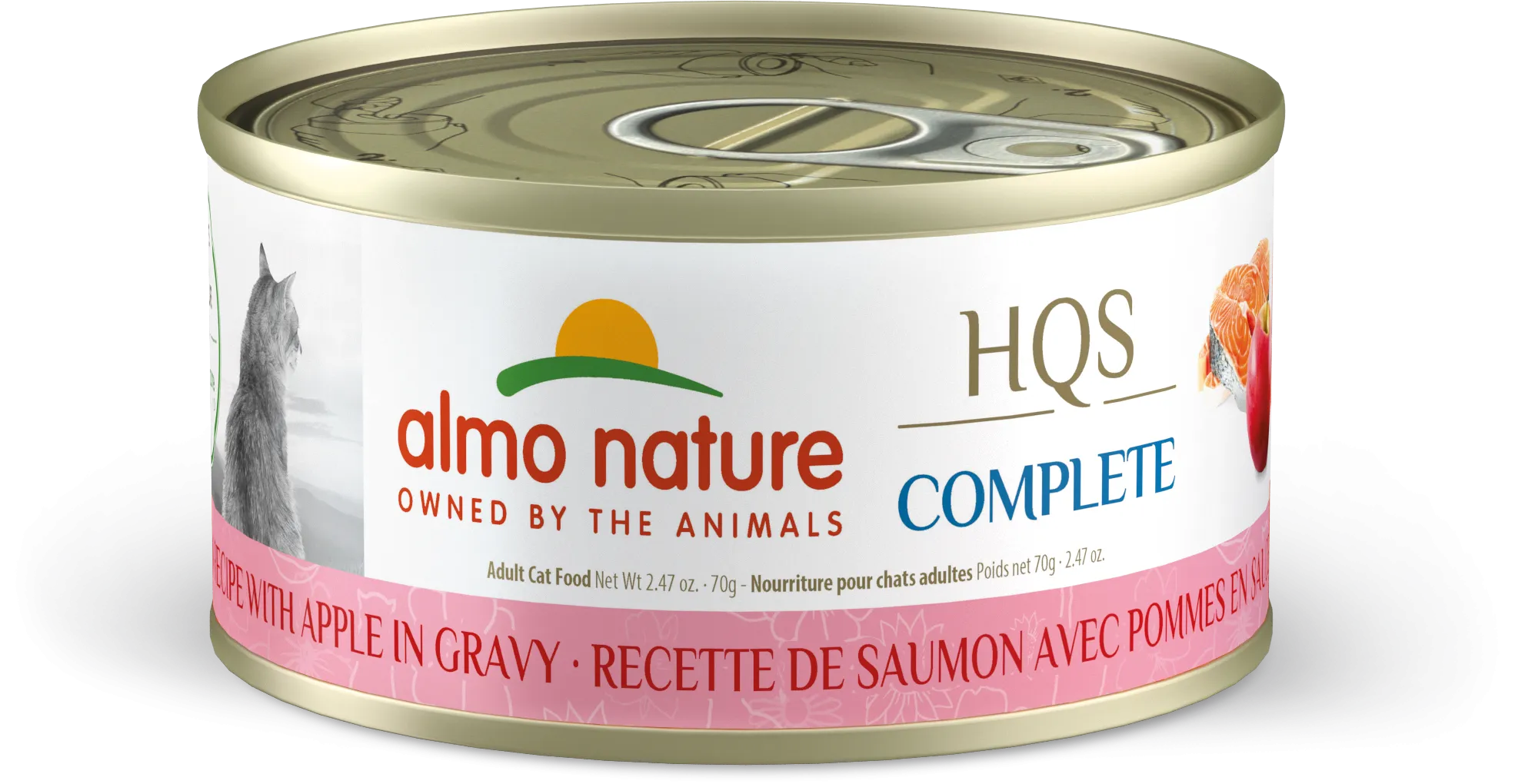 Almo Nature HQS Complete Salmon & Apple in Gravy 70g