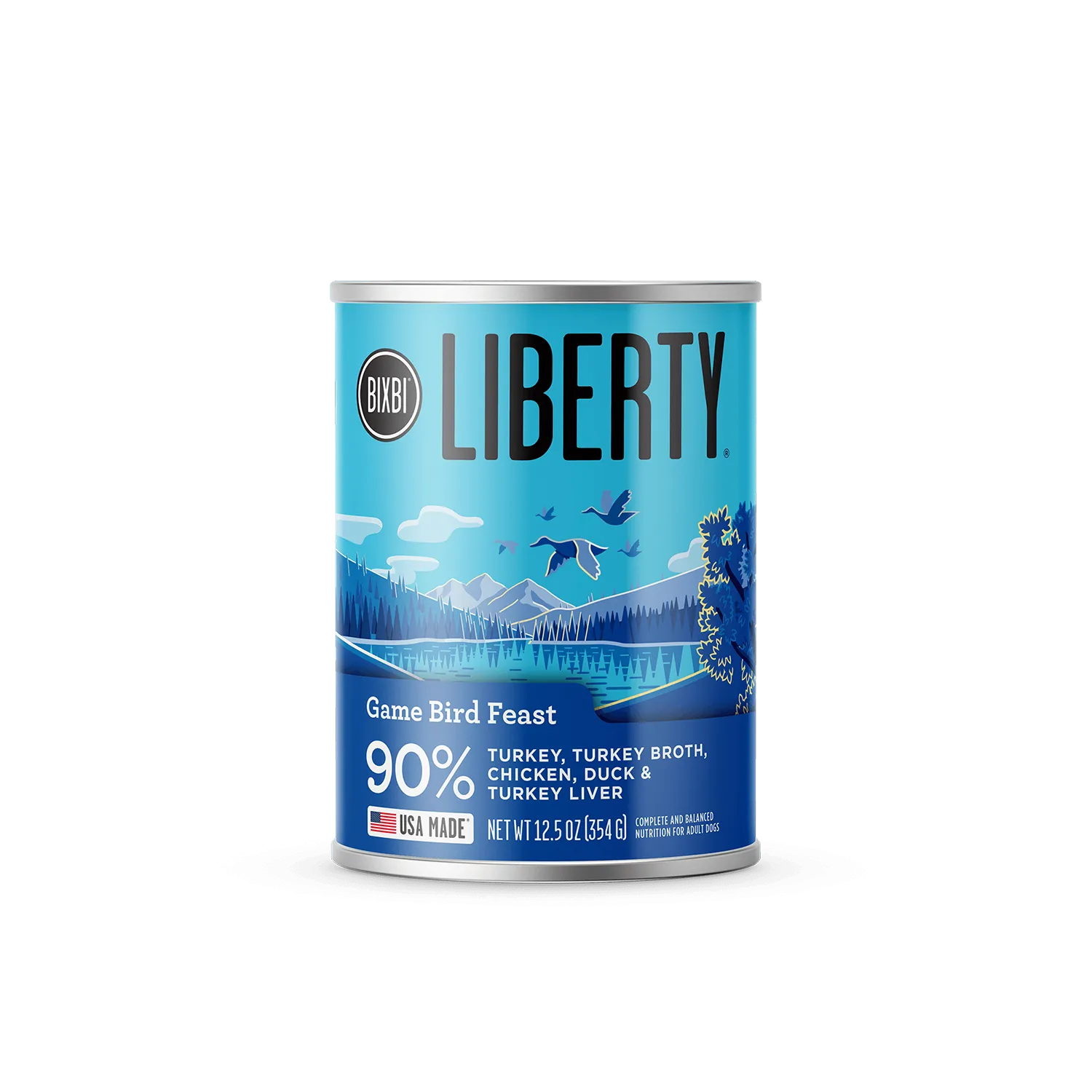 Bixbi Liberty Game Bird Feast Cans 12.5oz