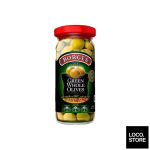 Borges Olives Whole Green 350g