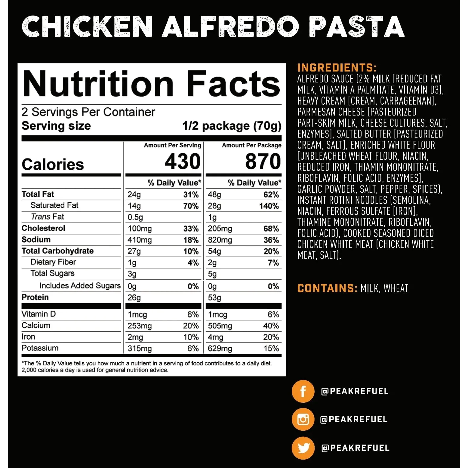 Chicken Alfredo Pasta
