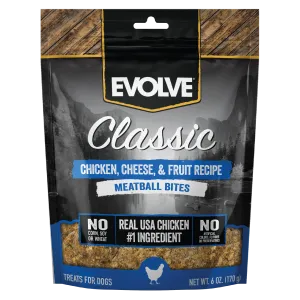 Classic Chicken, Cheese, & Fruit Meatball Bites | 6 oz | Evolve