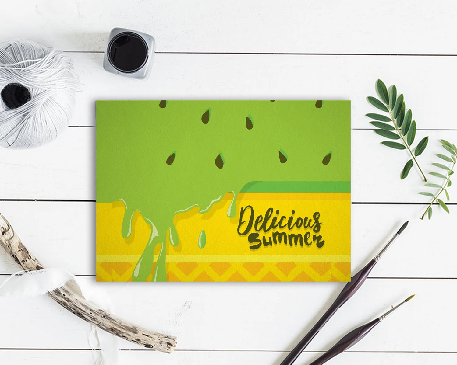 Delicious Summer Food Customized Gift Cards