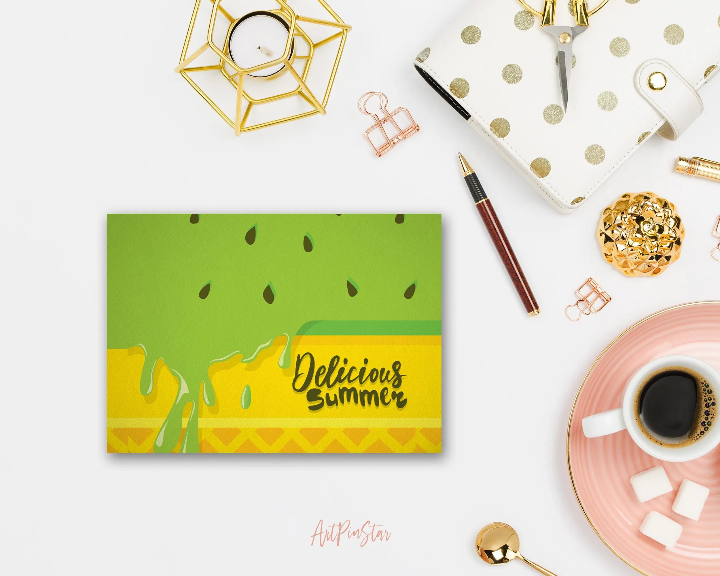 Delicious Summer Food Customized Gift Cards