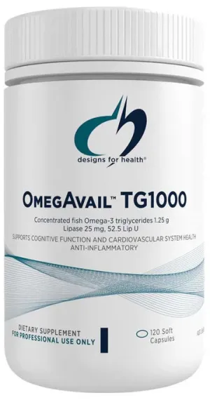 Designs For Health OmegaAvail TG1000