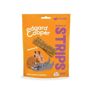 Edgard & Cooper Adult Dog Strips Treat Chicken 75g