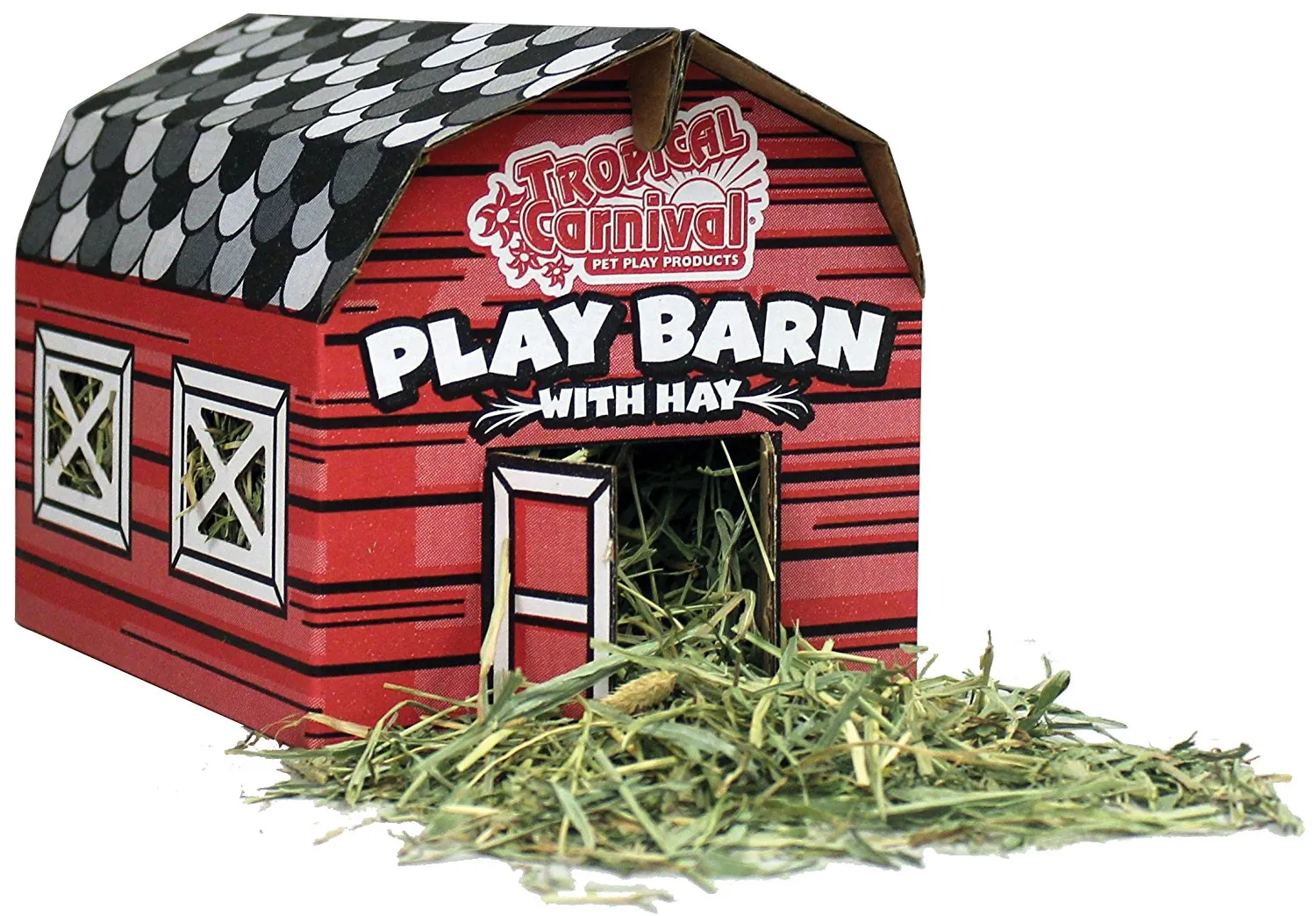 F.M. Brown's Tropical Carnival Play Barn with Hay 3 oz