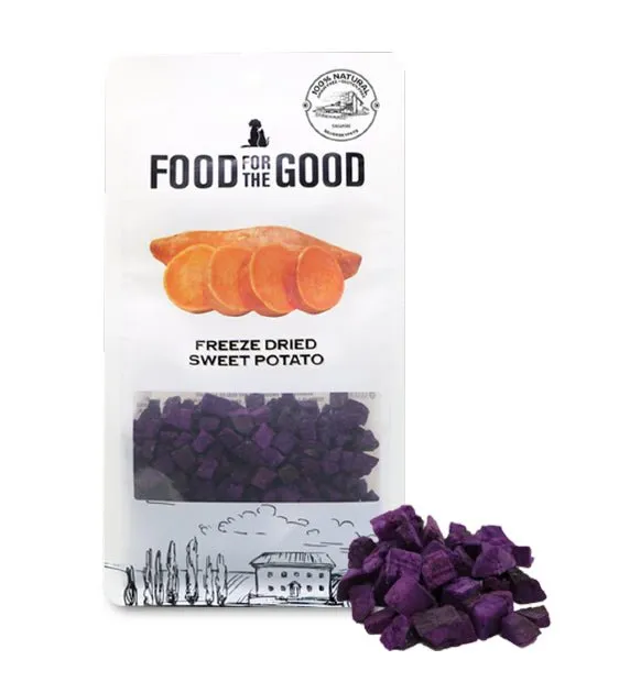 Food For The Good Freeze Dried Cat & Dog Treats (Purple Sweet Potato)