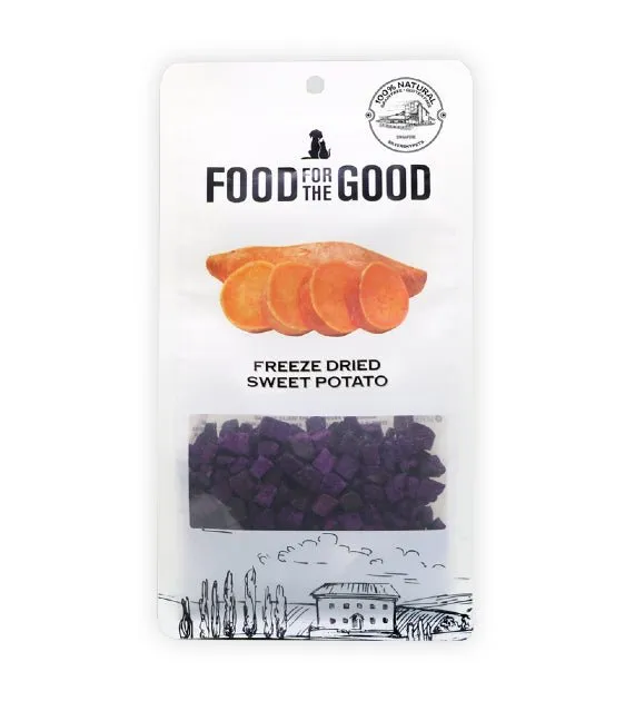 Food For The Good Freeze Dried Cat & Dog Treats (Purple Sweet Potato)