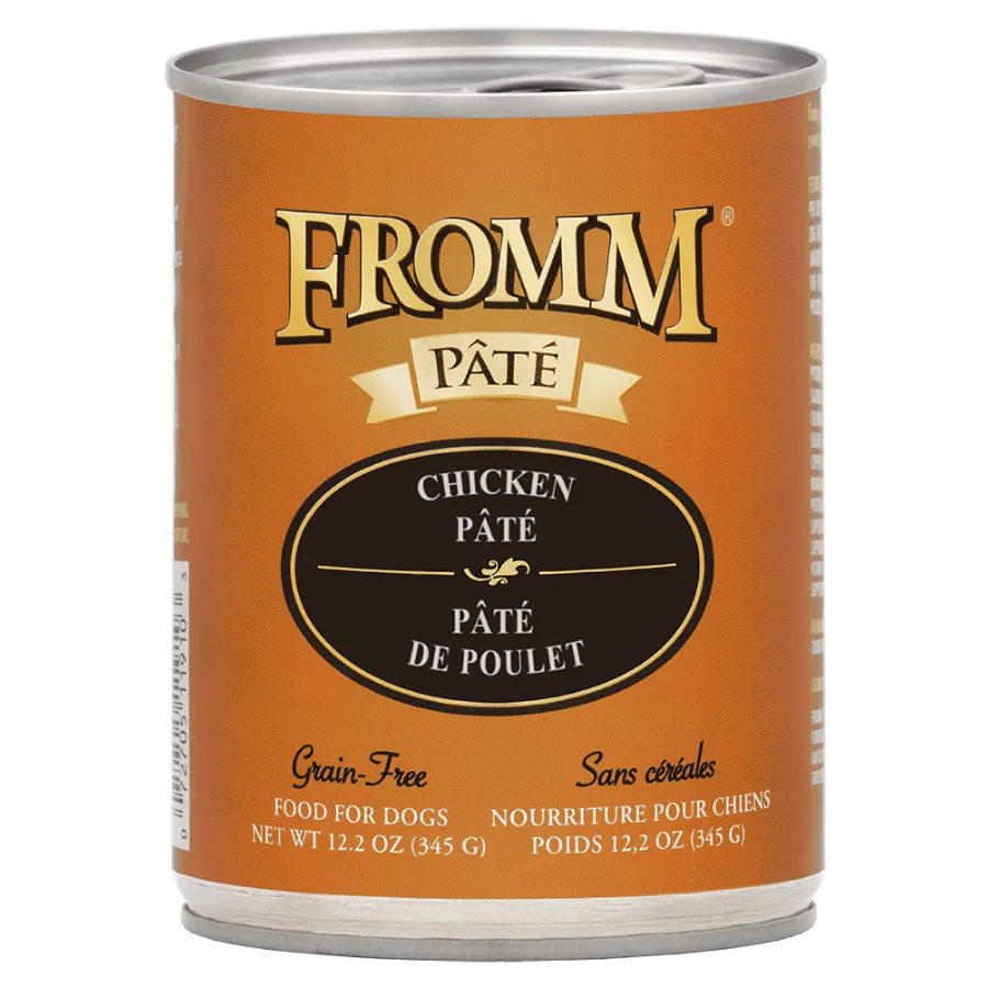 Fromm Gold Chicken Pate Canned Dog Food 12.2oz