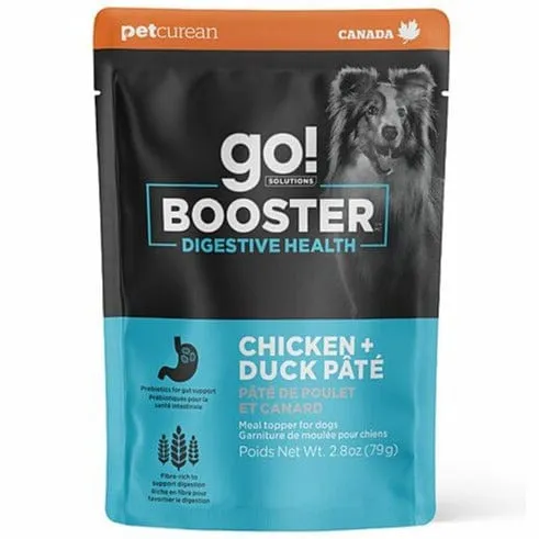 Go! Solutions Booster Digestive Health Chicken   Duck Pate Dog Food Topper