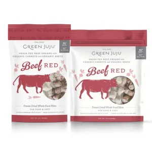 Green Juju - Freeze Dried Whole Food Bites - Beef Red