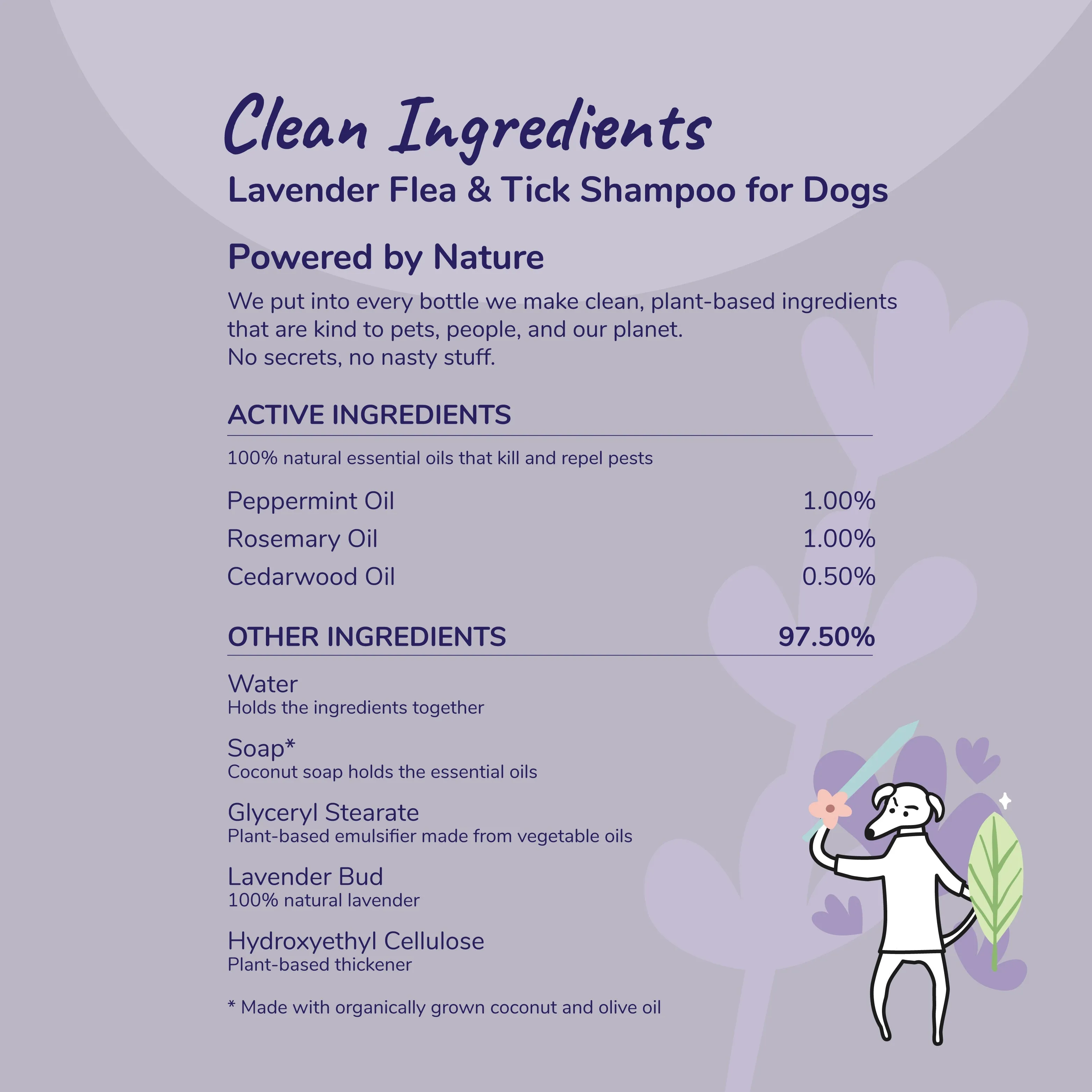 **Kin Kind Flea/Tick Lavender Shampoo 12oz.