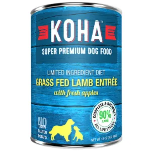 Koha Limited Ingredient Diet Lamb Entree Grain-Free Canned Dog Food 13 oz