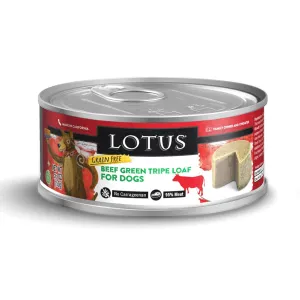 Lotus Dog Grain-Free Beef Green Tripe Loaf for Dogs 5.3oz