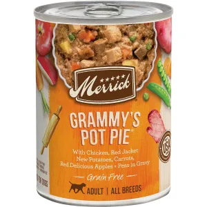Merrick Grain Free Grammy's Pot Pie Classic Recipe Wet Dog Food 12.7oz