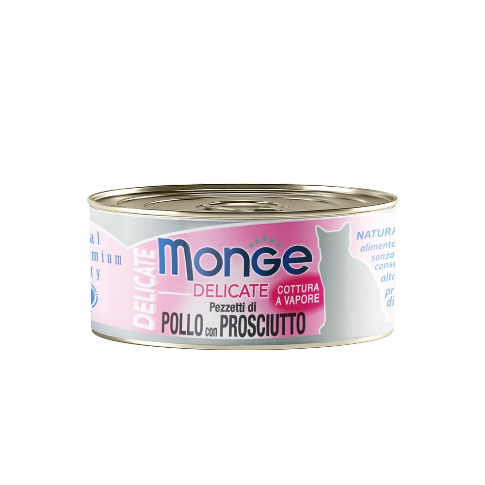Monge Cat Delicate Chicken with Ham 80g