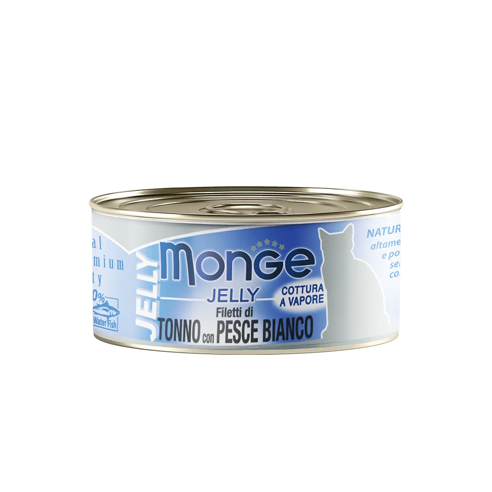 Monge Cat Jelly Yellowfin Tuna with Seabream 80g