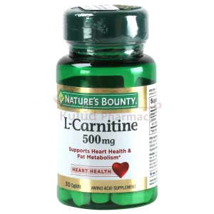 Natures Bounty L-Carnitine Tablet 500 Mg 30 Tab