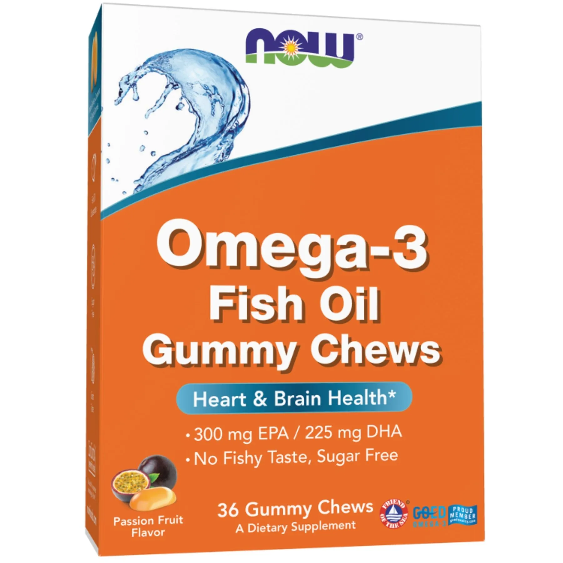 NOW Omega-3 Fish Oil Gummy Chews 36s