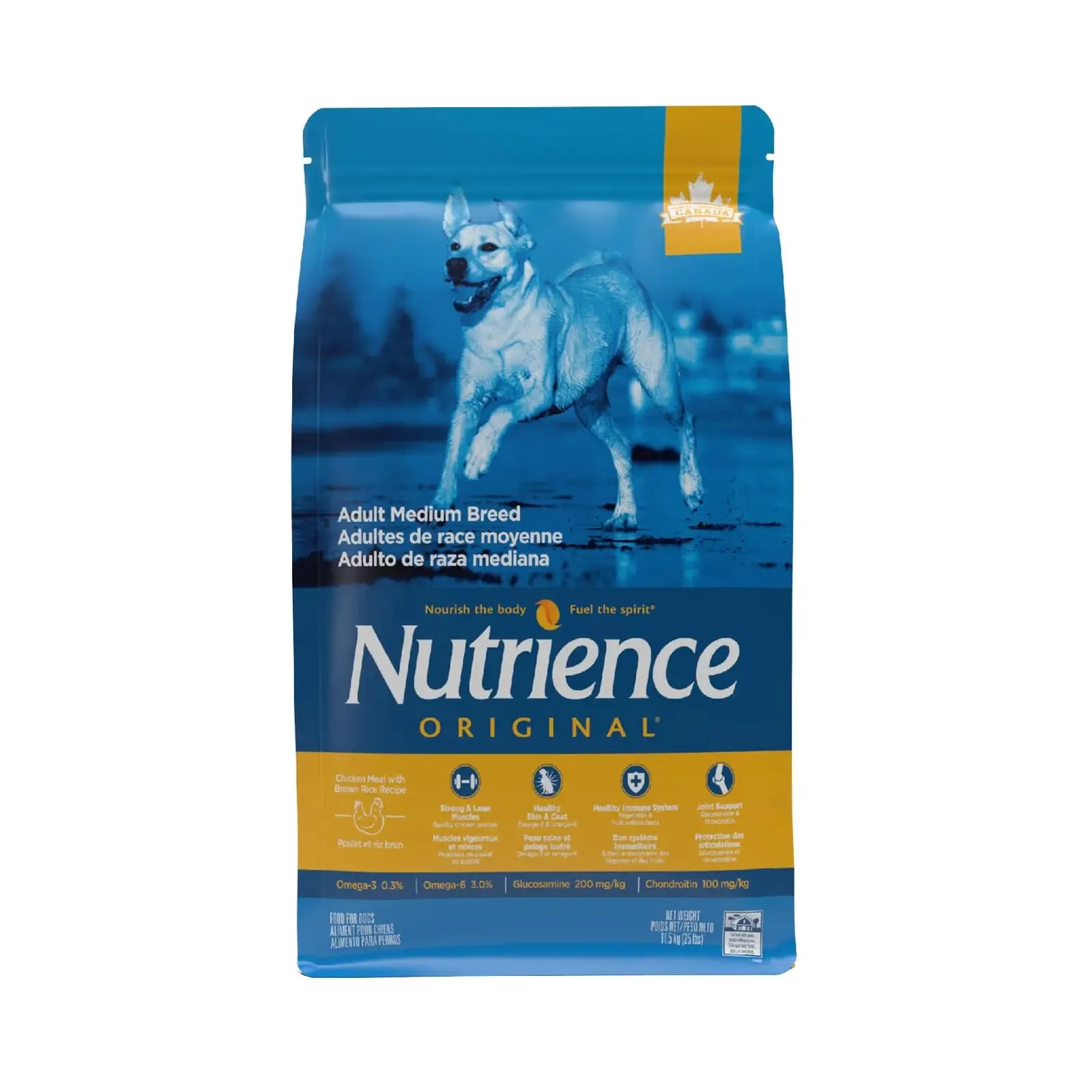 Nutrience Original Dry Food For Adult Dog - Chicken Meal with Brown Rice 11.5kg