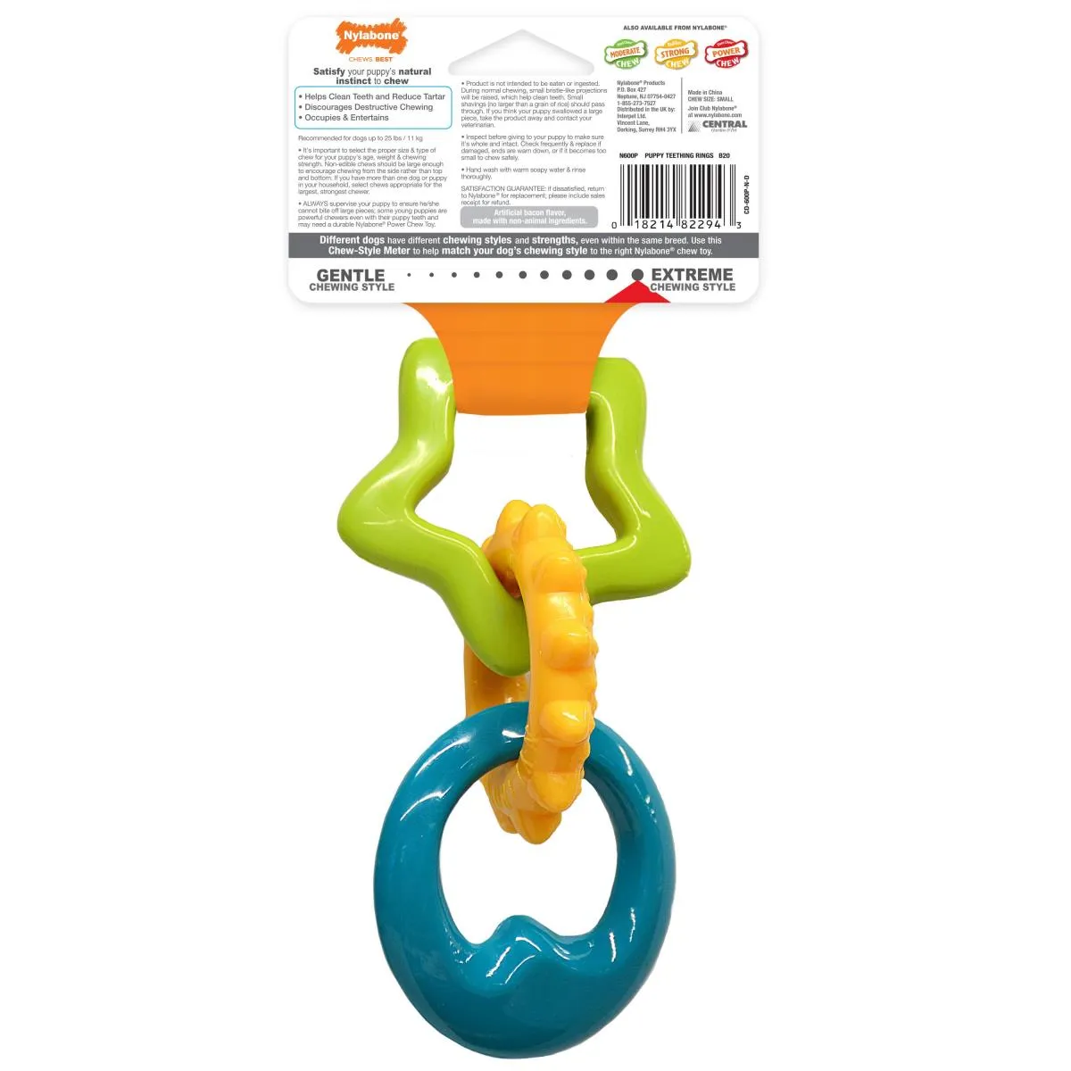 Nylabone - Puppy Power Chew Puppy Teething Rings