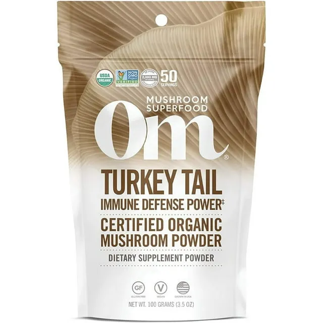 Om Turkey Tail Mushroom Powder 3.5Oz