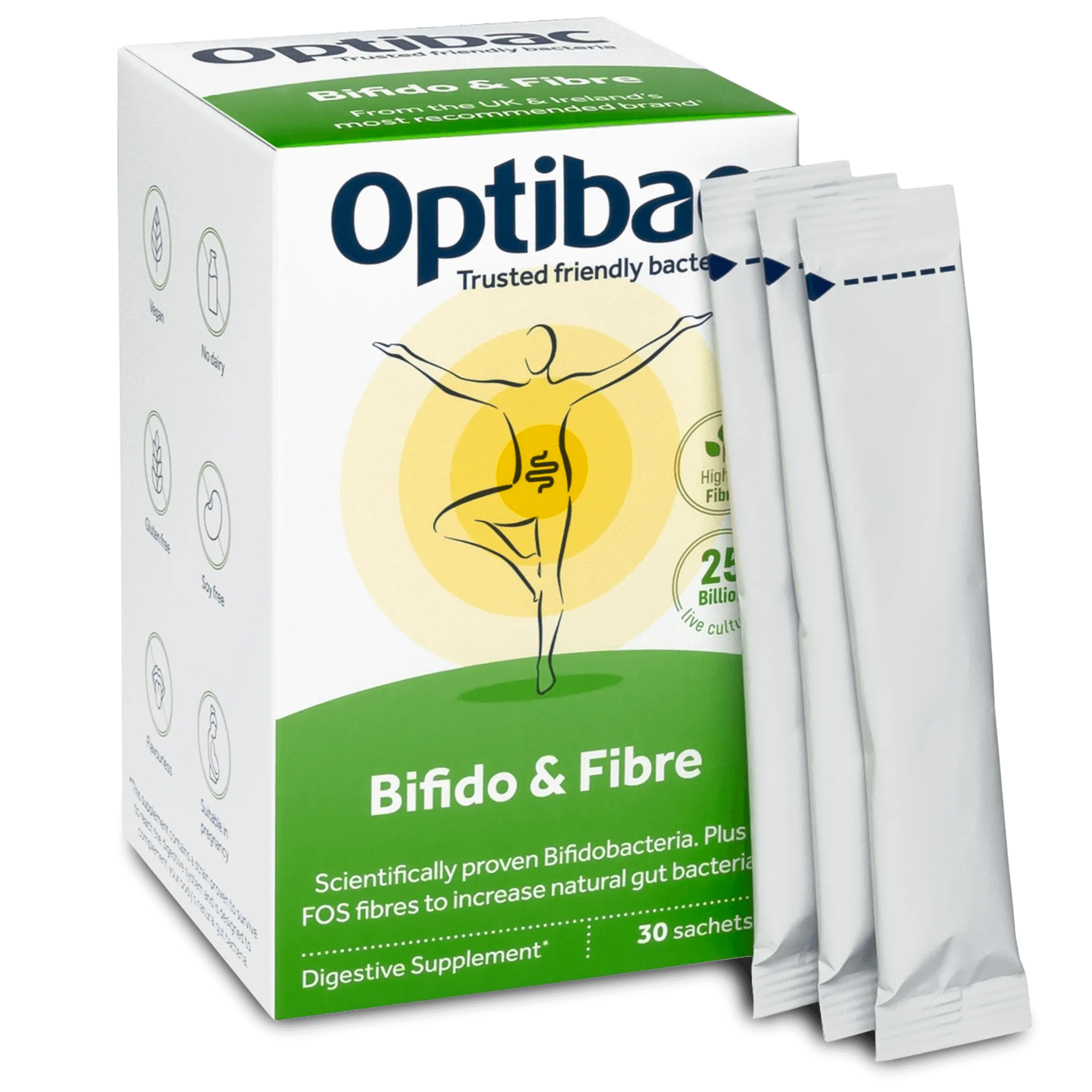 Optibac Bifido & Fibre 30 Sachets