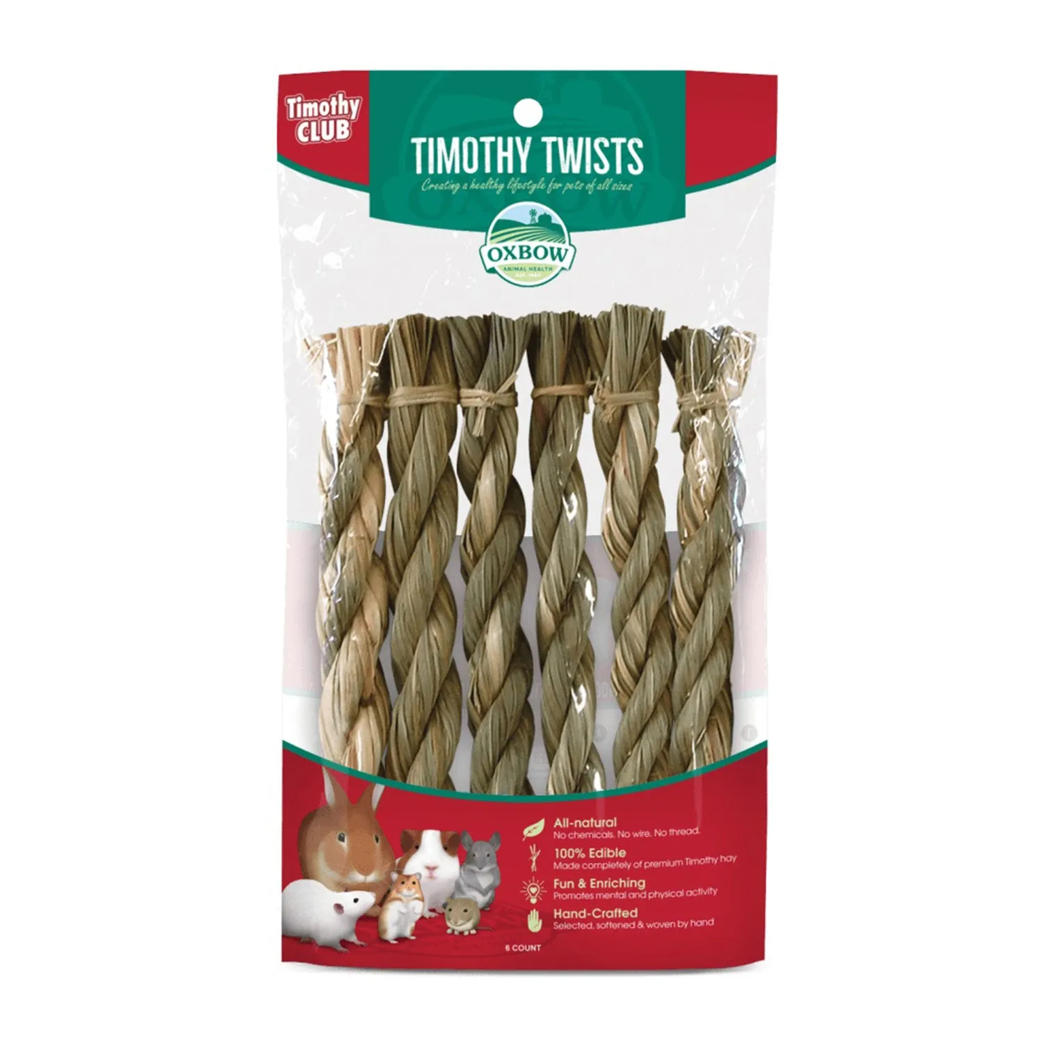Oxbow Timothy Club Timothy Twists 6pk