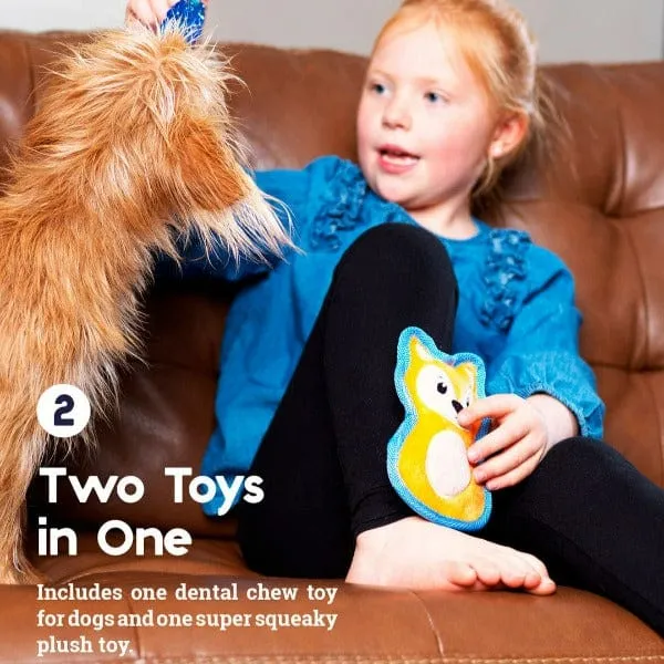 Petstages Mini Orka & Friends Fox Dog Toys