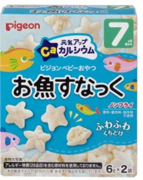 Pigeon Baby's Snack Fish Stars (6g x 2) Exp: 01/25