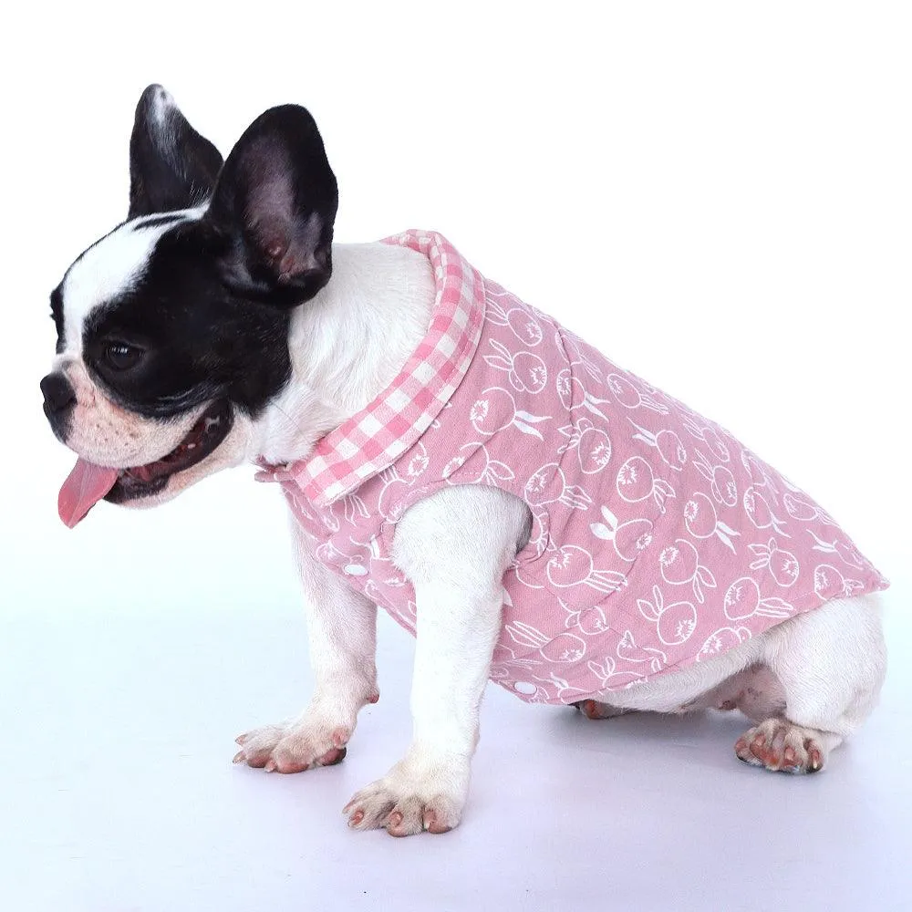 Plaid Print Vest for Dogs