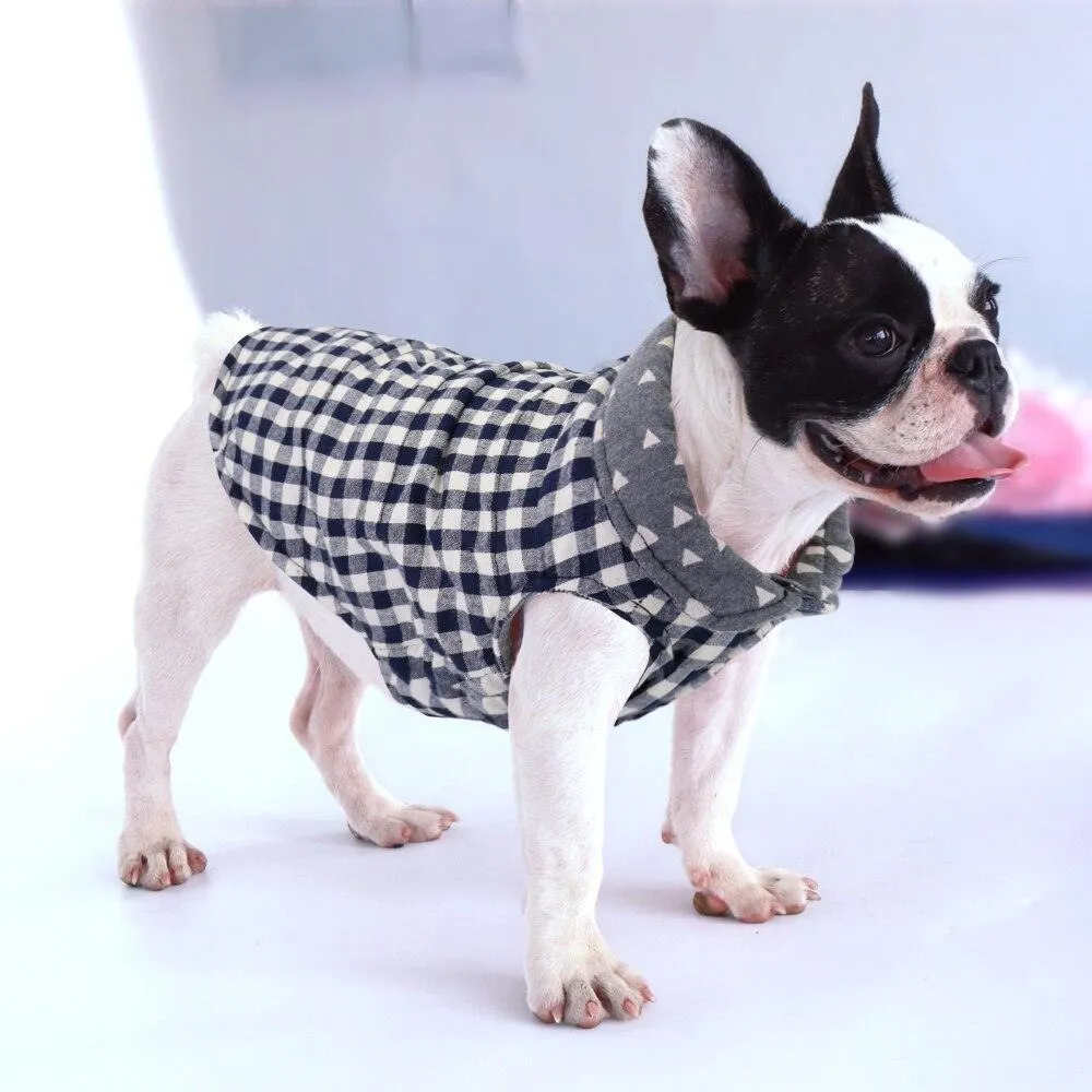 Plaid Print Vest for Dogs