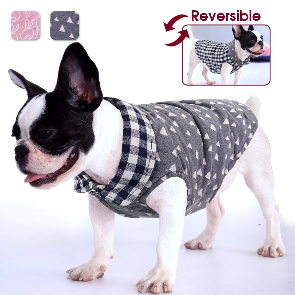 Plaid Print Vest for Dogs