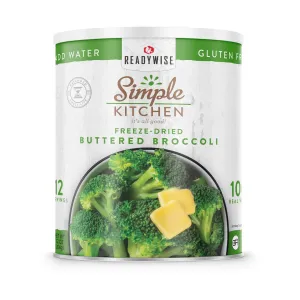 ReadyWise - Simple Kitchen Buttered Broccoli - 20 Serving Can