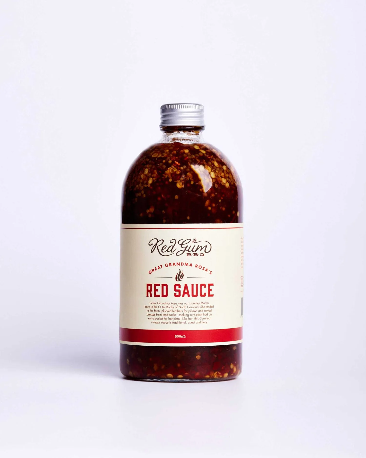 Red Gum BBQ Great Grandma Rosas Red Sauce 500ml