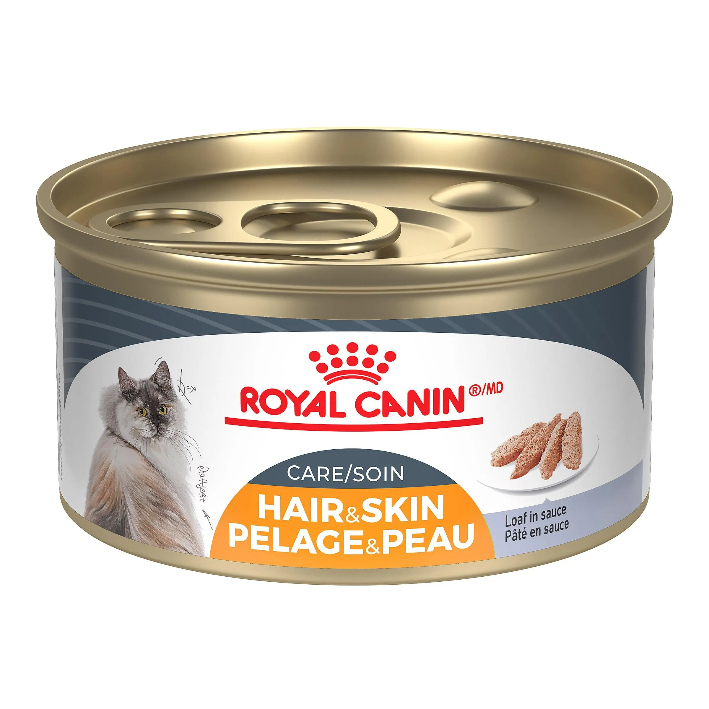 Royal Canin® Feline Care Nutrition™ Hair & Skin Care Loaf In Sauce Canned Cat Food
