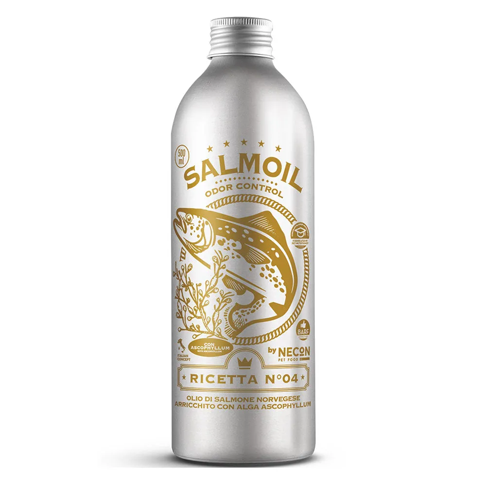 Salmoil Norwegian Salmon Oil Recipe 4 Odor Control Supplement For Cats & Dogs