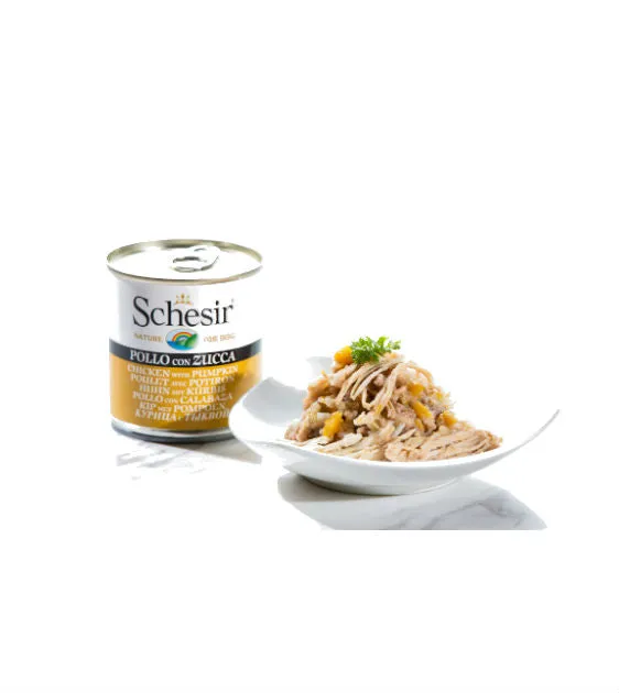 Schesir Wet Dog Food (Chicken with Pumpkin)