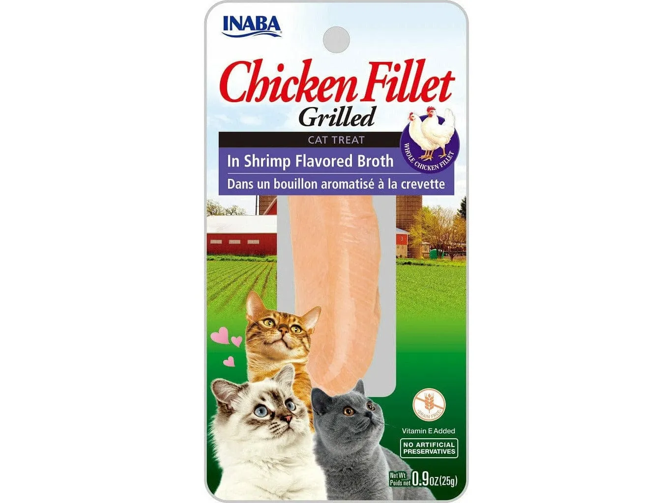 Shrimp Flavored Broth (INABA Grilled Chicken Fillet)15gx6 pcs