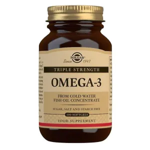Solgar Triple Strength Omega-3 100 Softgels